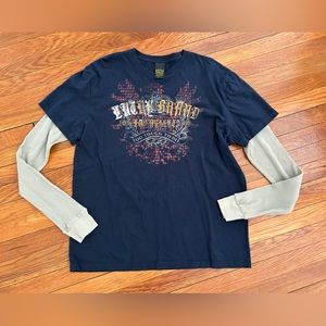 Lucky Brand Long Sleeve Thermal Layered Tee